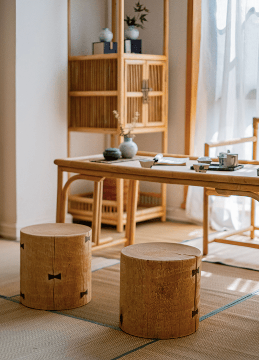 Soma Wooden Stool - Tsumakeproduct_type