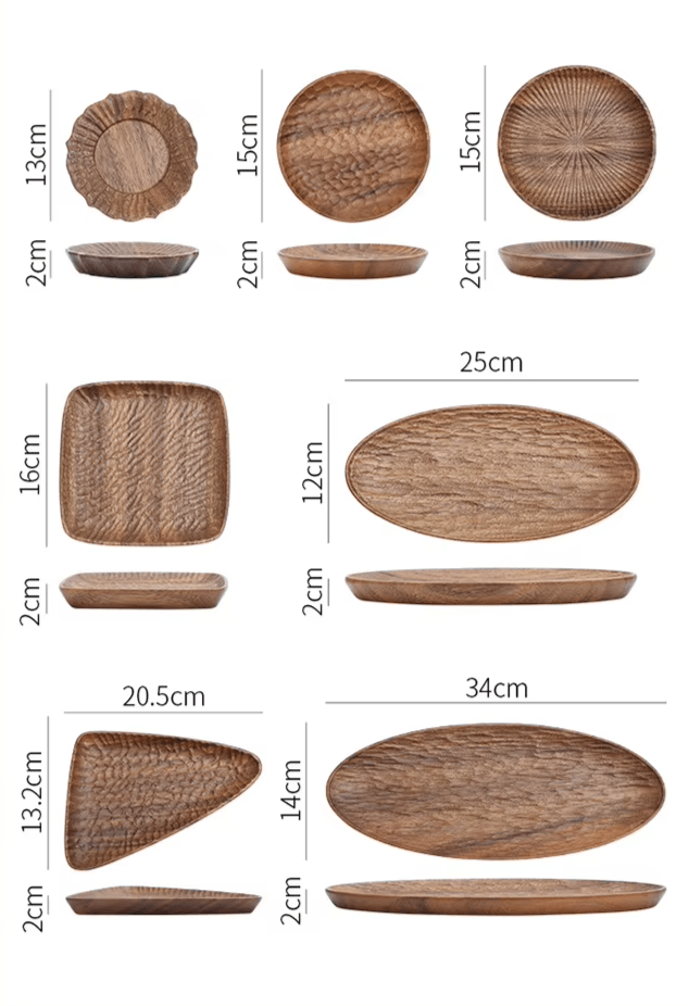 Walnut Wood Snack Plate - My Storeproduct_type#