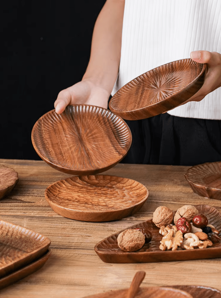 Walnut Wood Snack Plate - My Storeproduct_type#