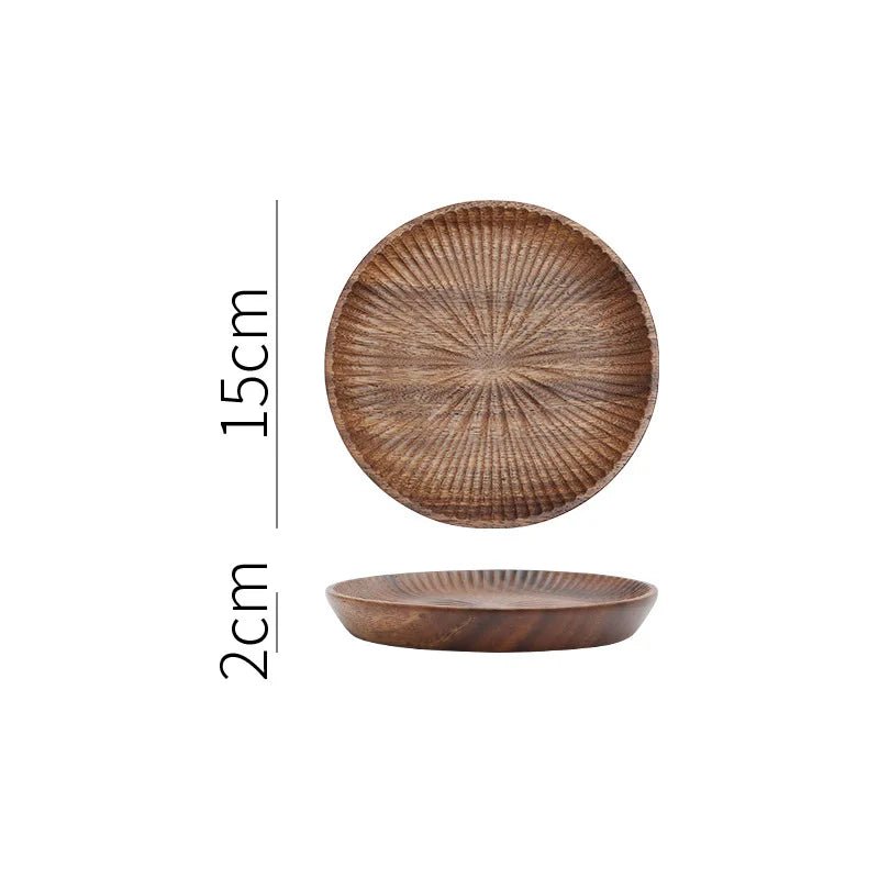 Walnut Wood Snack Plate - My Storeproduct_type#